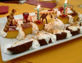 Postres en El Mesón de Diego